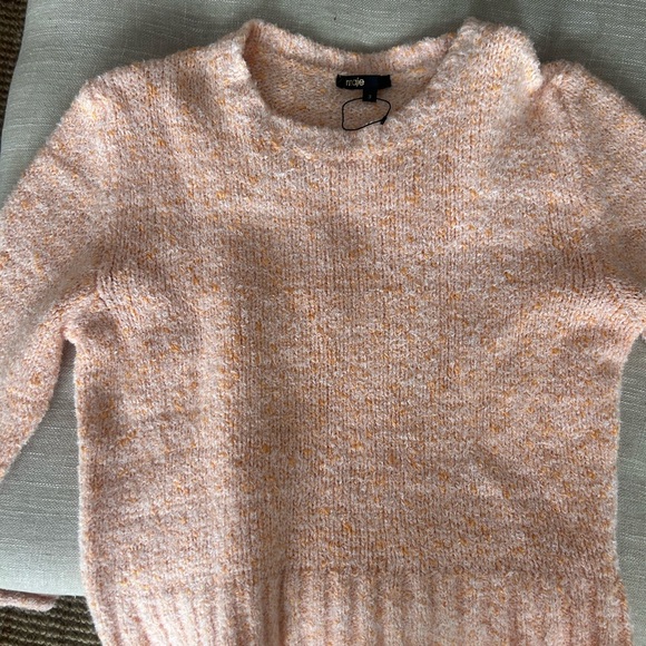 MAJE -Micoly Cotton-Blend Knitted Jumper - Picture 6 of 8